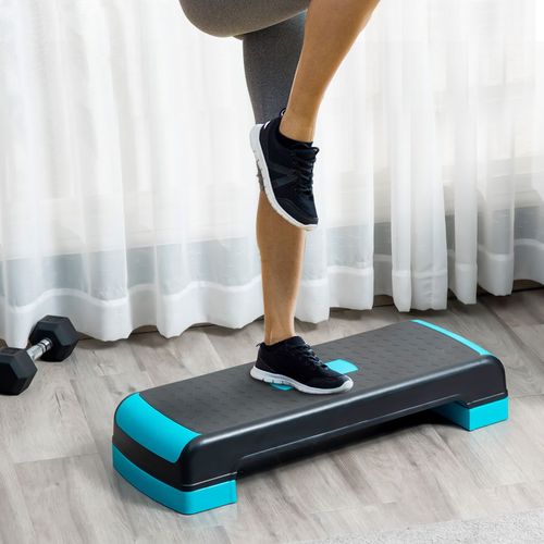 Aerobic Step Three-Level Adjustable Exercise Stepper for Home, Office HOMCOM