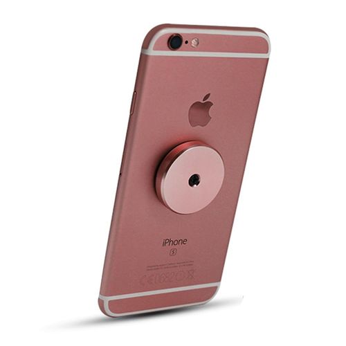 AQ Lightweight Round Universal Magnetic Phone Holder - Rose Gold