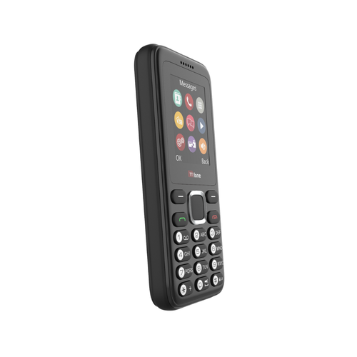 TTfone TT150 Black Dual SIM Mobile with USB Cable, EE Pay As You Go