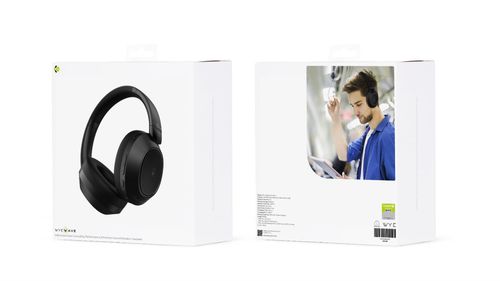 WYEWAVE Advanced Noise Cancelling Premium Sound Wireless Headsets - Black