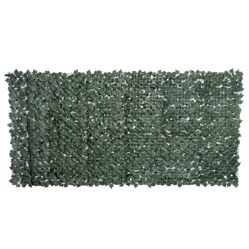 Outsunny Artificial Leaf Hedge Panel Garden Fence Privacy Screen 1.5m x 3m