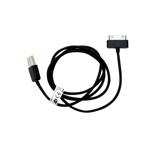 Hipstreet Charge and Sync 30-Pin USB Charging Cable Extra Long, Black - 1m