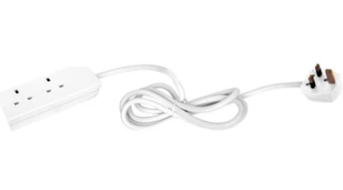 Daewoo 2 Gang 2 Metre Extension Lead- PIF2034